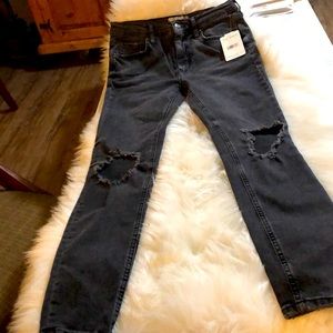 Free people brand new black skinny jeans